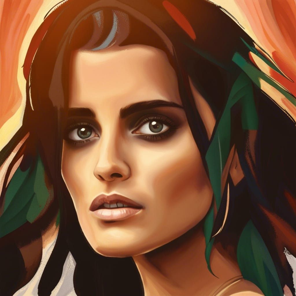 Nelly Furtado Likeness: AI Generated Portrait