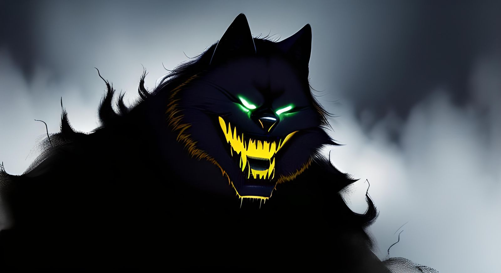 Ominous Schattenwyrm: Dragon of Darkness in Dark Fantasy Sty...