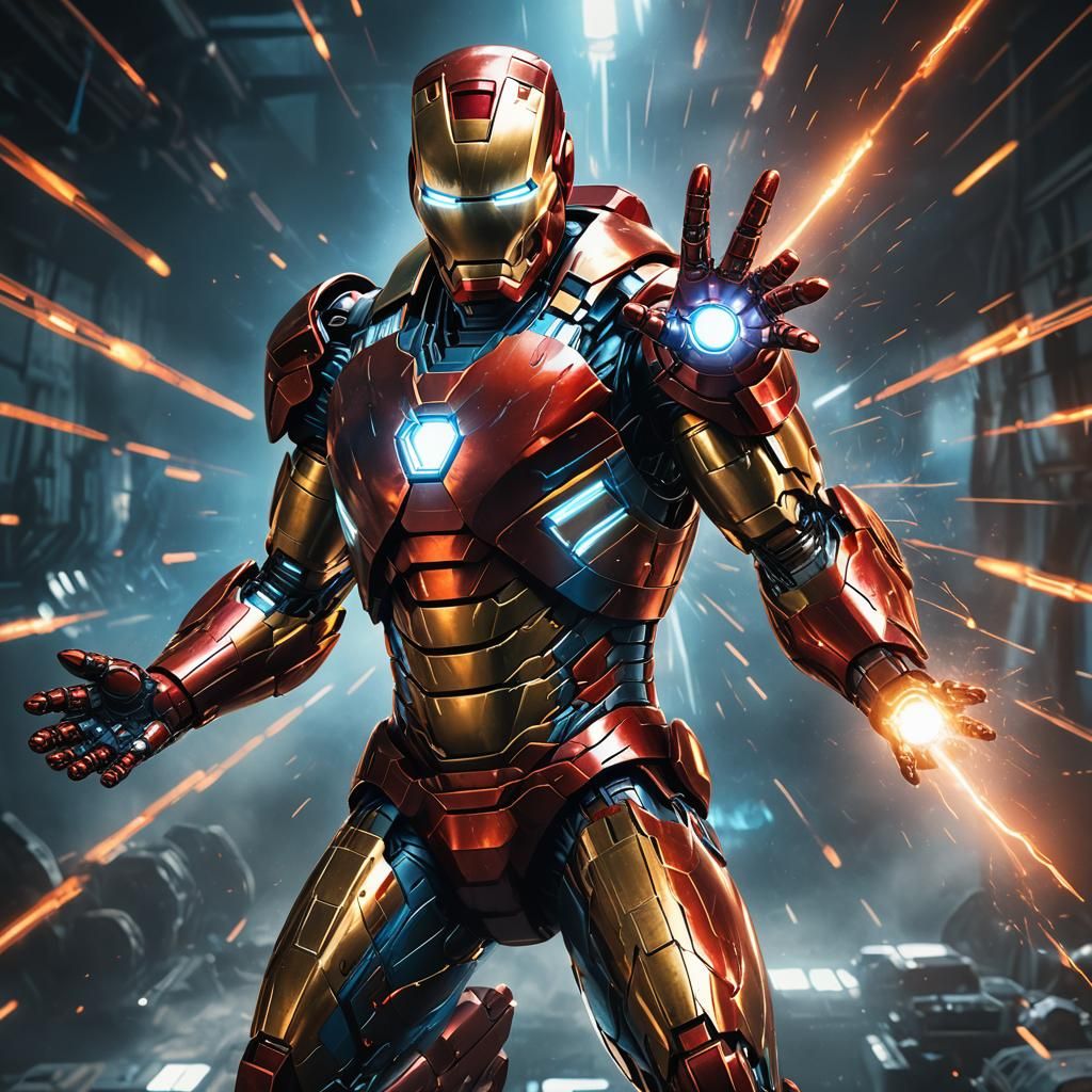 Iron Man Laser Blast Concept Art