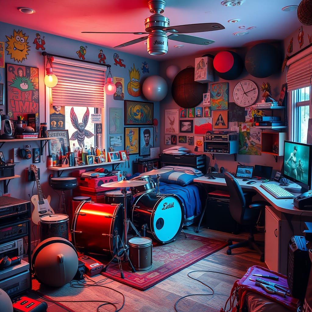 Boys' Room: Organized Chaos in Eclectic Style