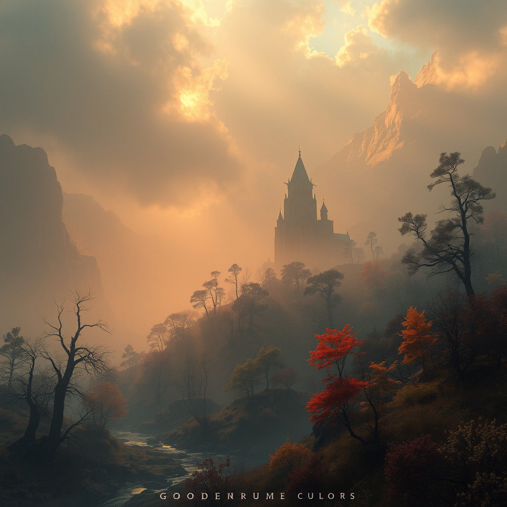 Mystical Landscape of Paspirgukas as Matte Painting