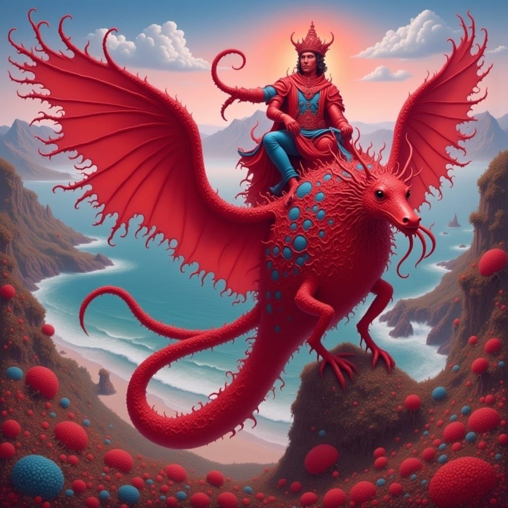 Image Generated Using RED RISING LoRA Model