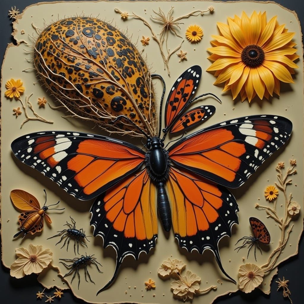 Majestic Monarch Butterfly