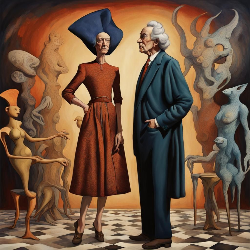 Surreal Dreamscape in Magical Realism Style