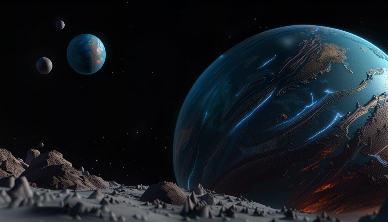 Epic Super-Earth Masterpiece in 8K Resolution