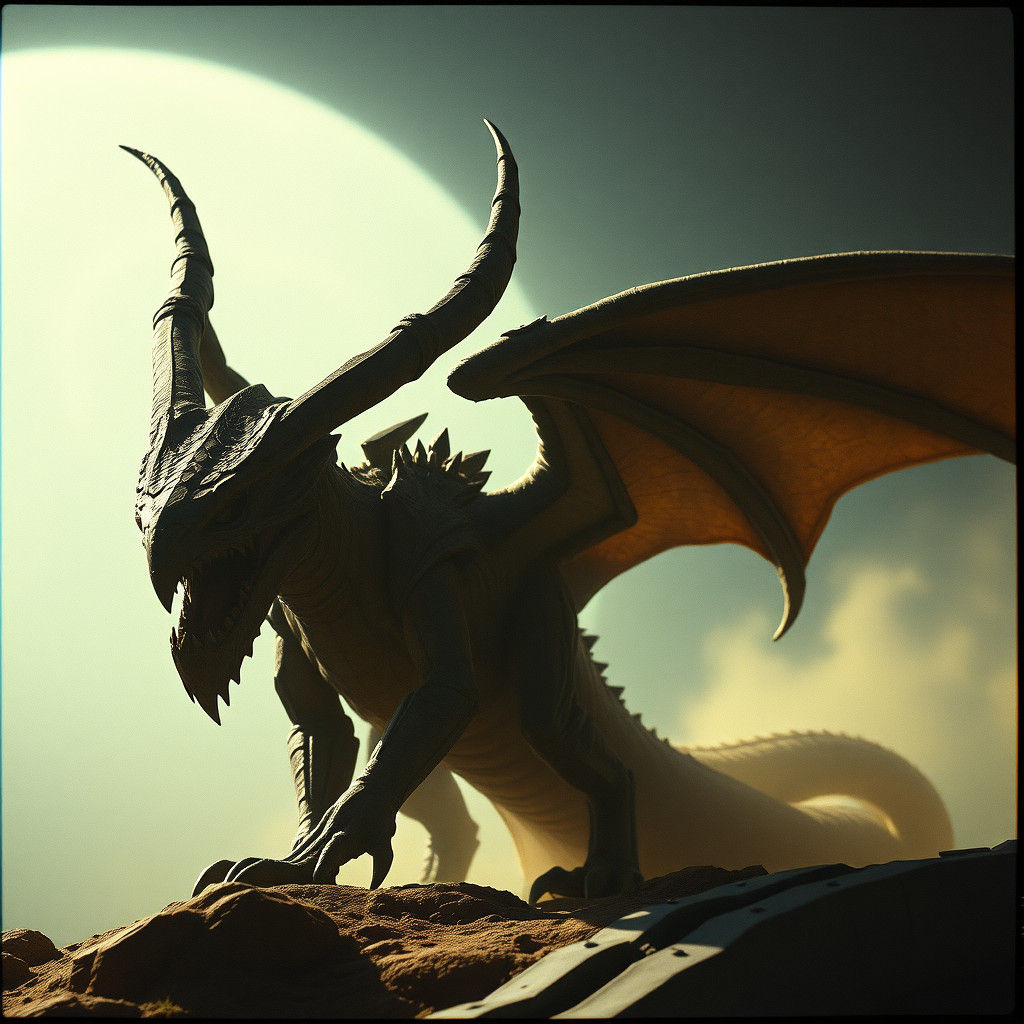 Cinematic Film Still with Dramatic Lighting