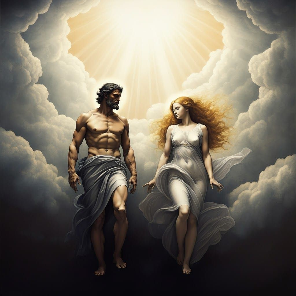 Adam and Eve Creation: A Dramatic Biblical Scene