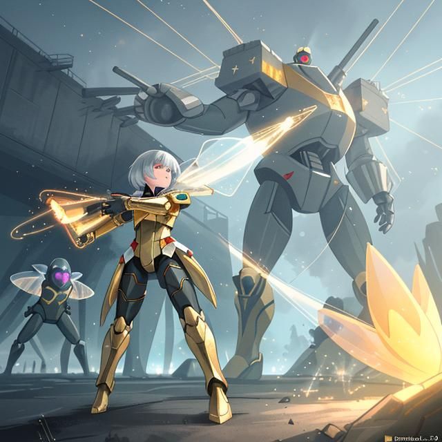 Cyborg Warriors Repel Alien Invasion in 2057