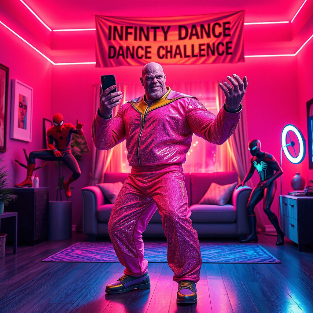 Thanos Starts an Infinity Dance Challenge
