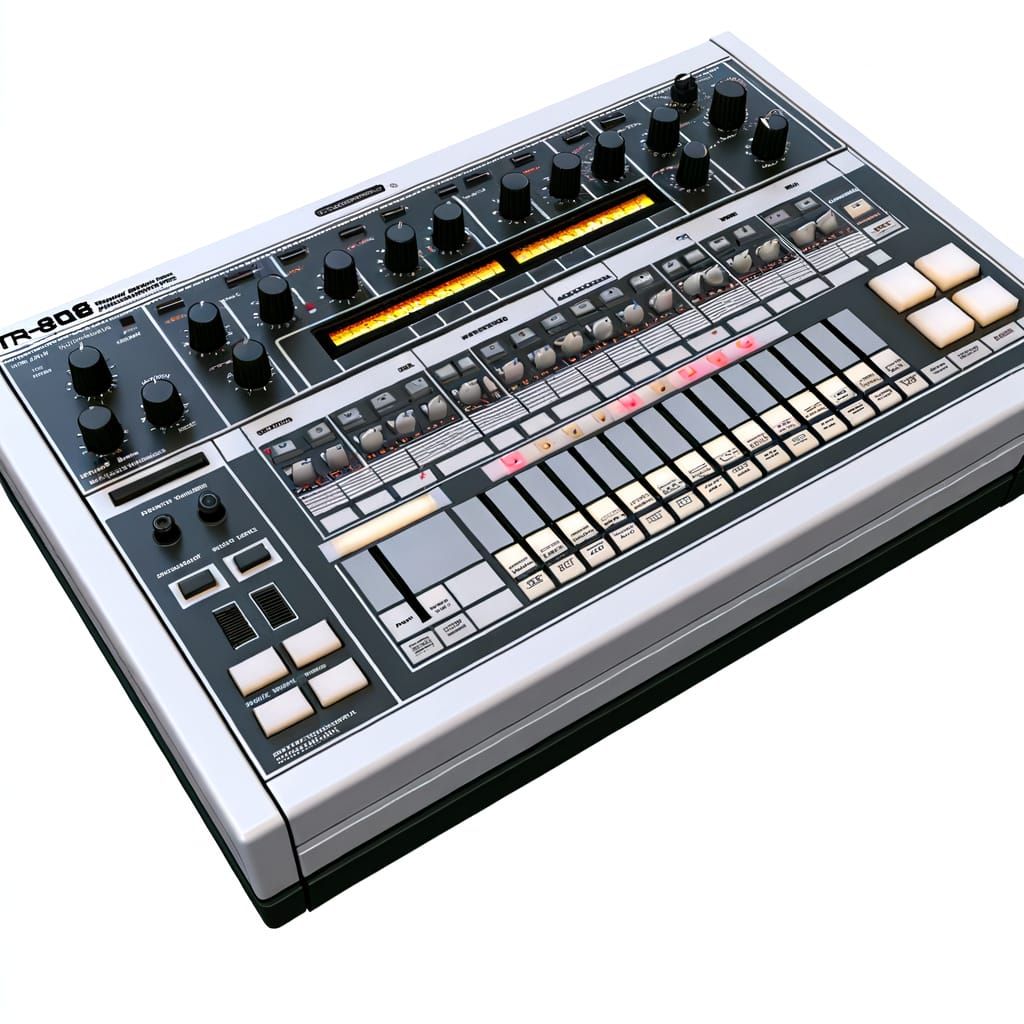 Vintage Drum Machine Merges with 8-Bit Gaming Console