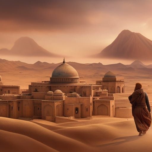 Epic Digital Painting of a Thousand Suns