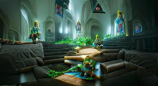 Legend of Zelda AI Image