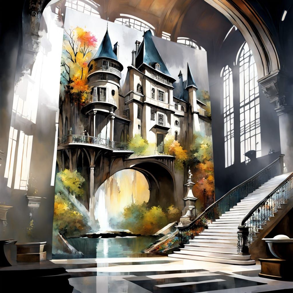 No place to hang the picture . .