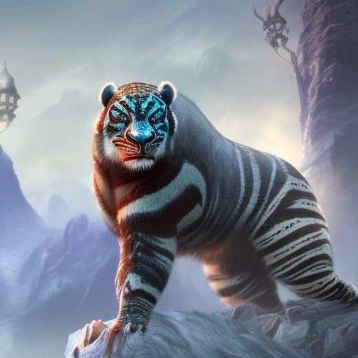 Tai Lung Detailed Matte Painting in 8K