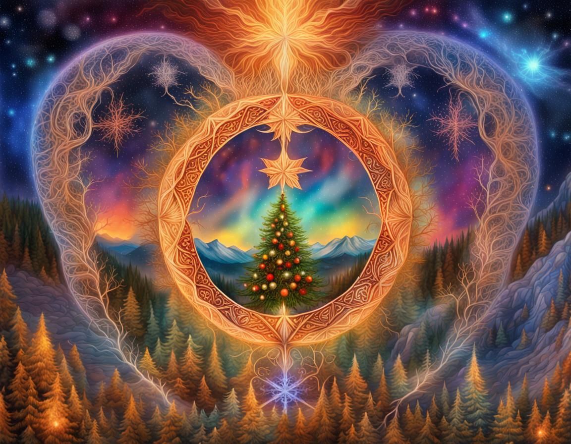 Yuletide Echoes: Pagan Hearth to Christmas Heart