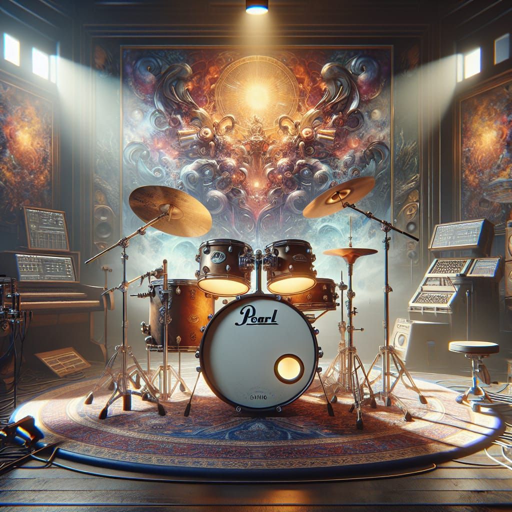 Pearl Drum Kit Center Stage in Fantasy Studio