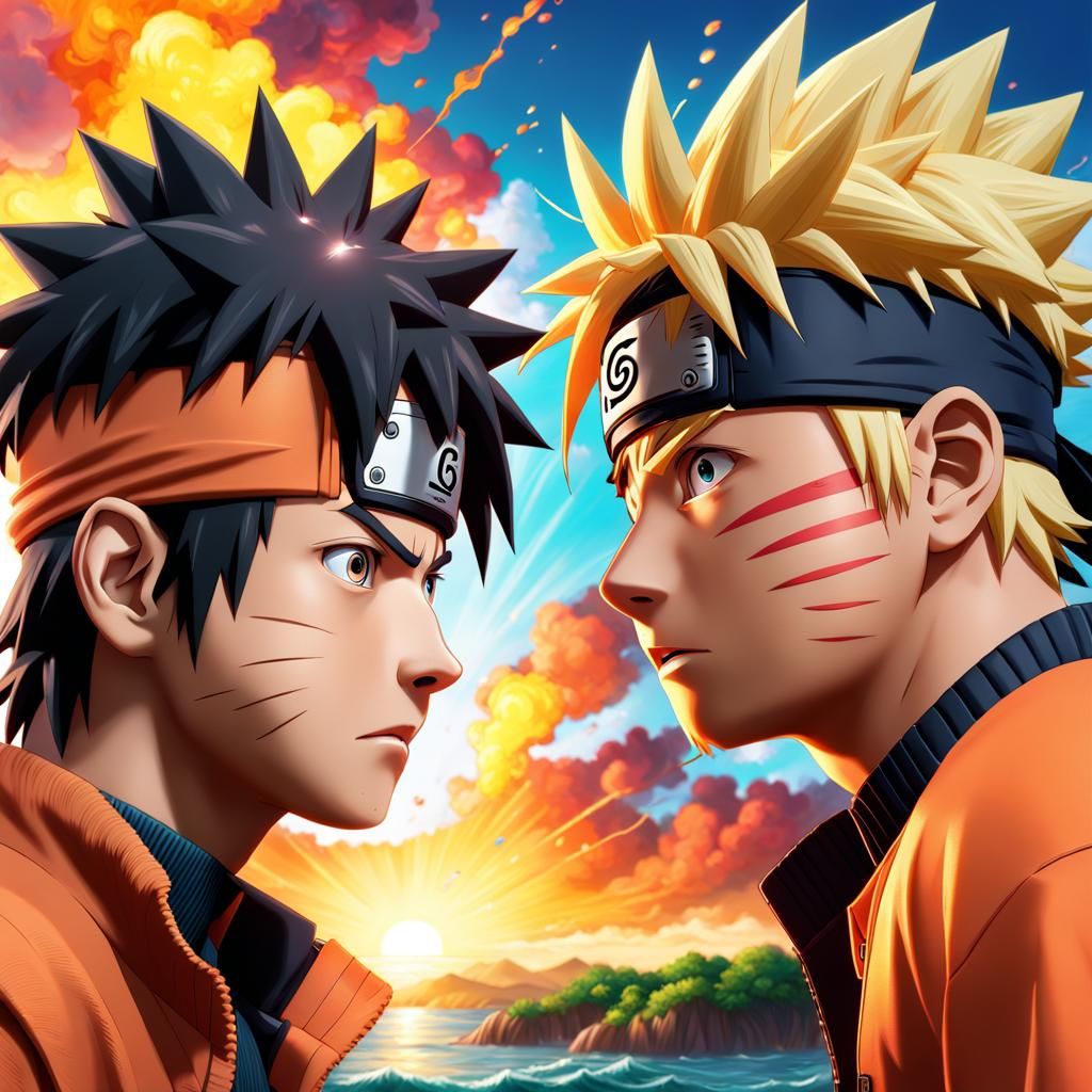 Hyperrealistic Anime Characters in Splash Art Style