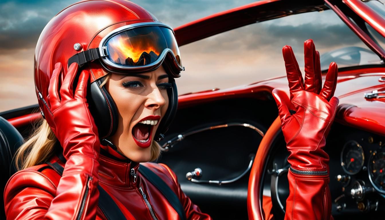 Fiery Crash: A Woman's Terror in a Burning Race Car