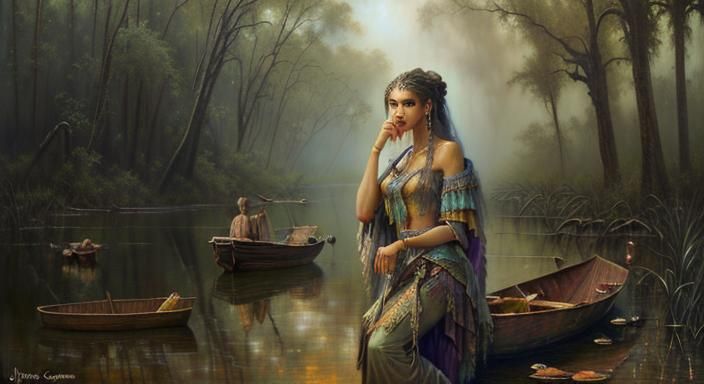 Bayou Oil Painting: Epic Louisiana Masterpiece
