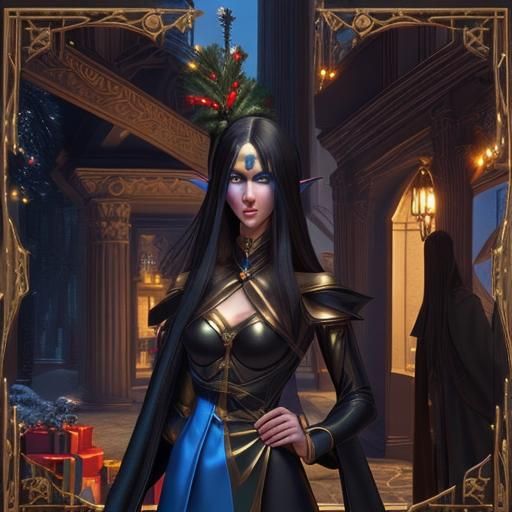 Hyperdetailed Christmas Elves in Academic Art Style