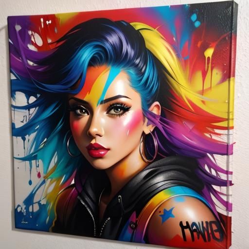 I Think I Love You: Graffiti Splash Art