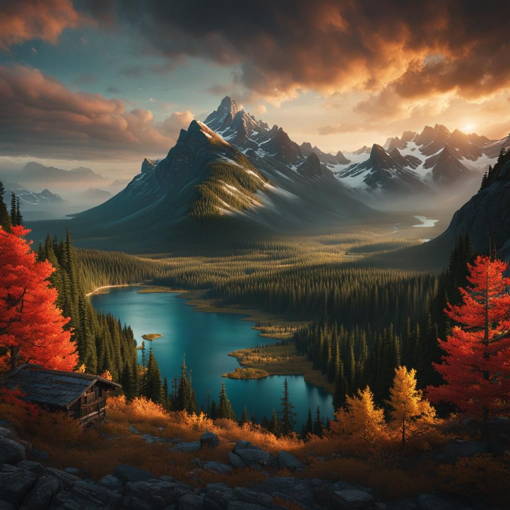Canada: Detailed Matte Painting in Unreal Engine 5