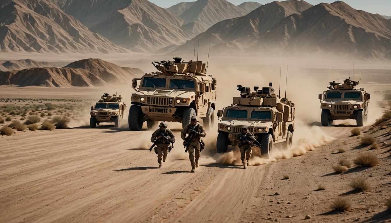 Hyper-Realistic Military Photography: Marines in Afghanistan