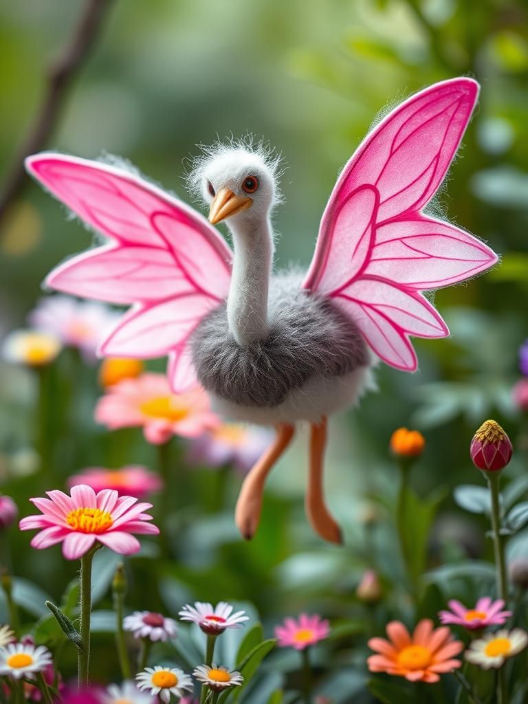 Steampunk Fairy-Ostrich at Fantasy Party