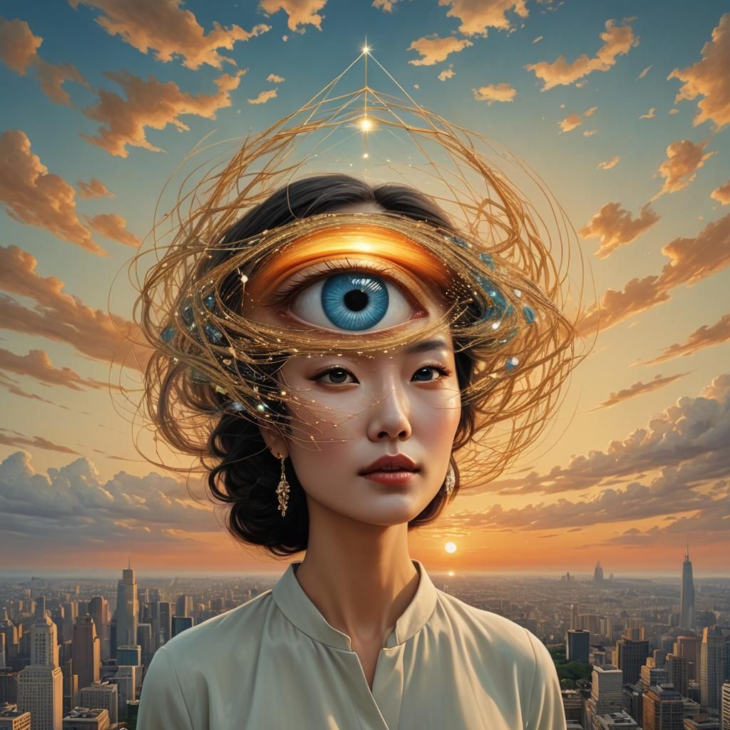 Surreal First Breath: Dynamic Art in 8k Octane Render