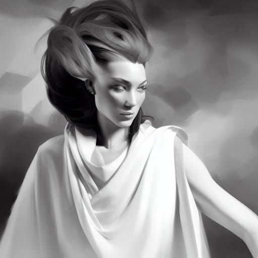 Fantasy Woman Portrait with Dynamic Lighting