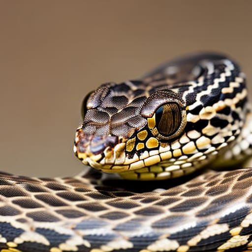 Detailed Cobra Portrait in Striking Color
