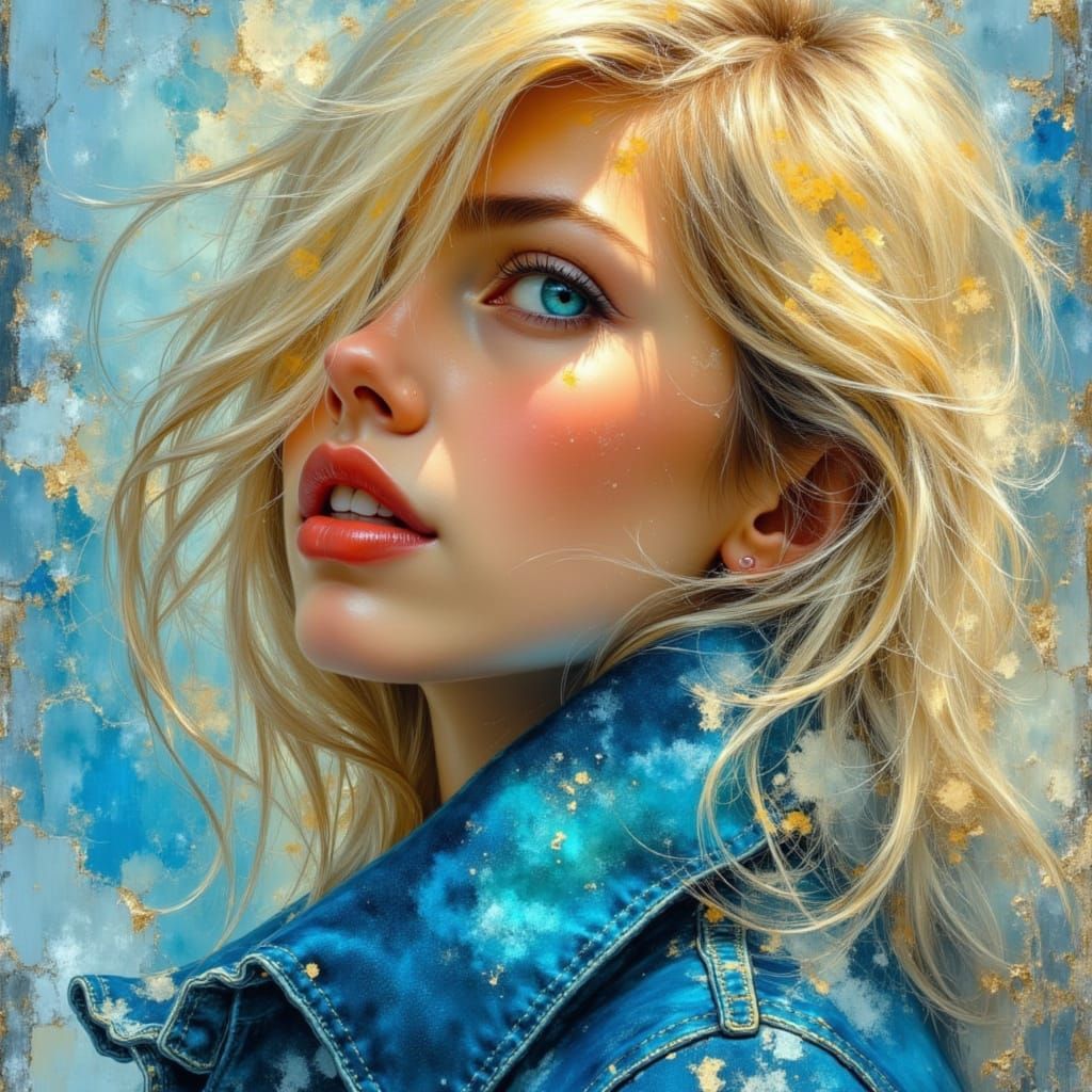 Impressionistic Ballerina Painting with Bokeh Effects