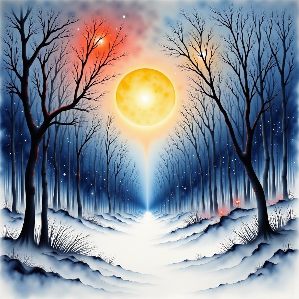 sweeping the garden
at the end of this year -
a fresh start ...