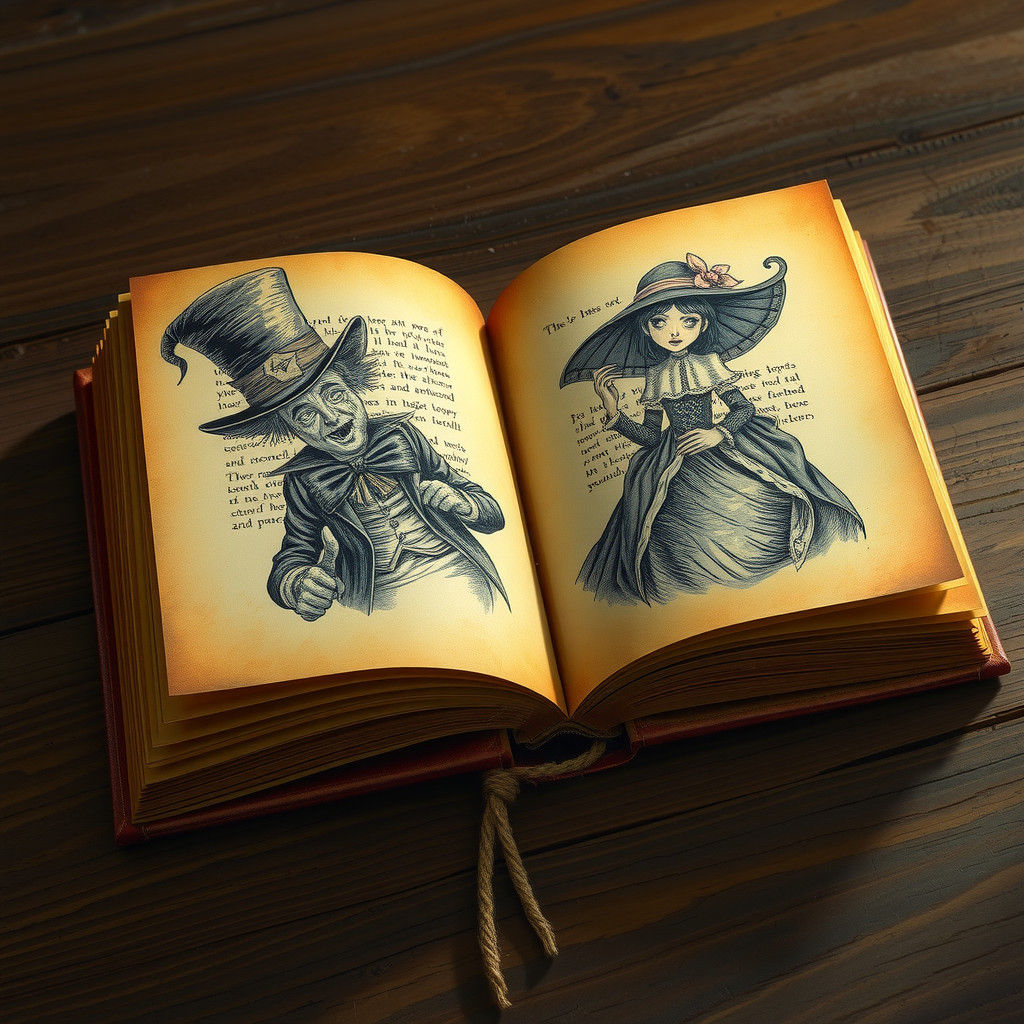 Grim Tales Characters Emerge in Golden Light