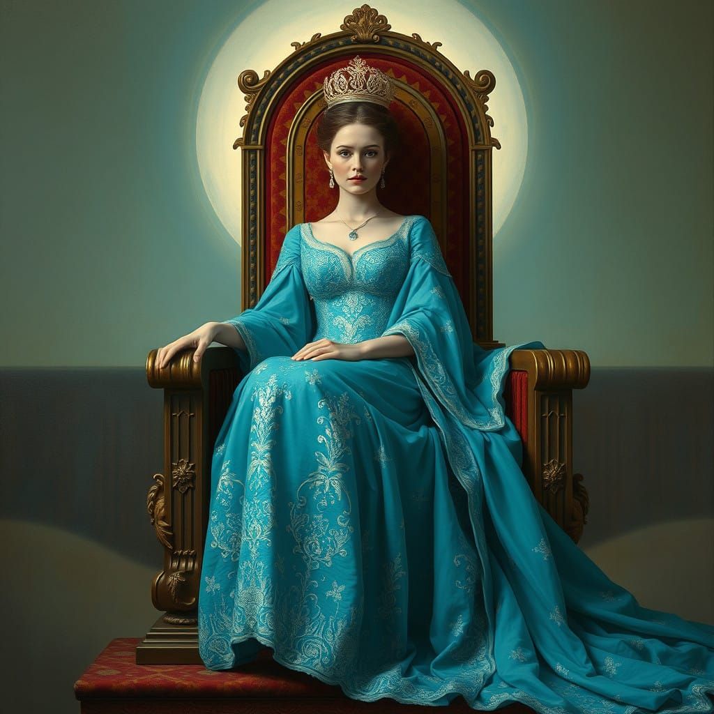 The Enchanted Cerulean Queen