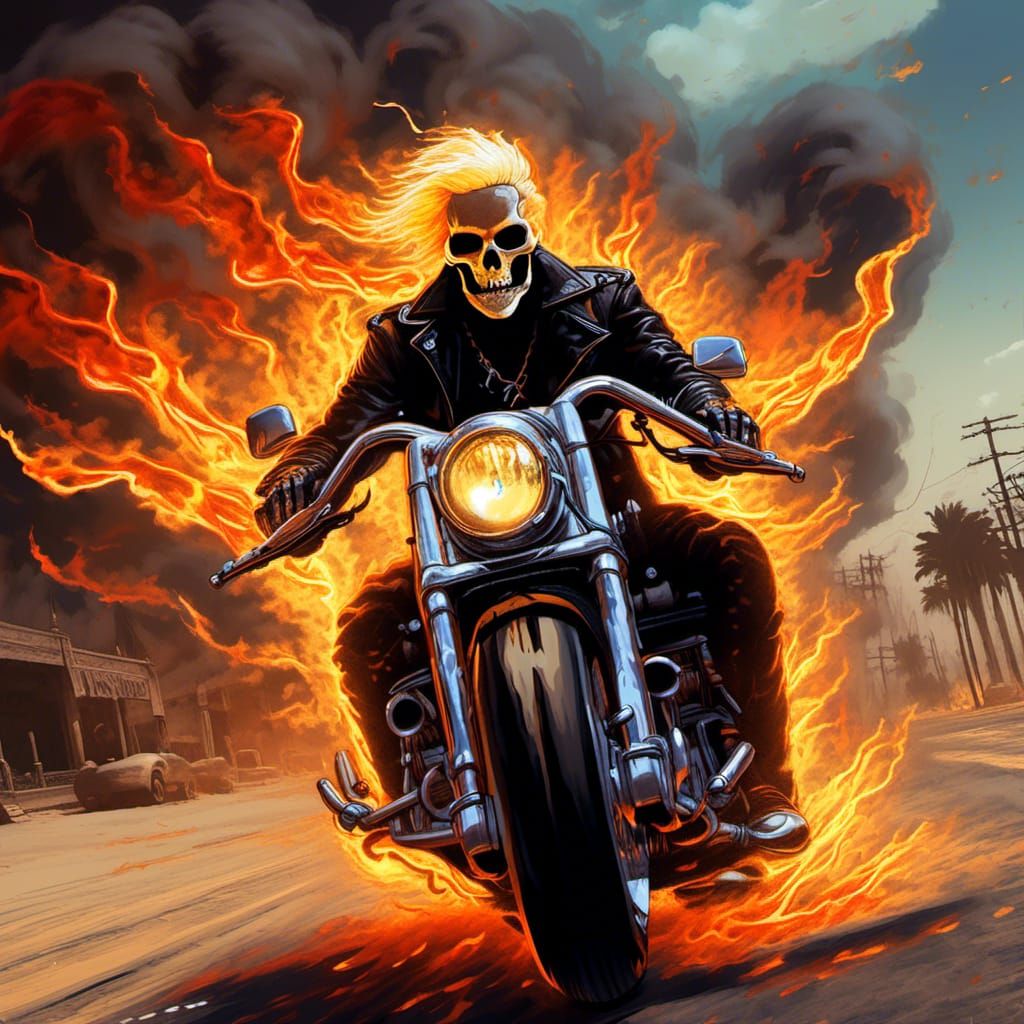 Ryan Gosling as Ghost Rider, Graffiti Art