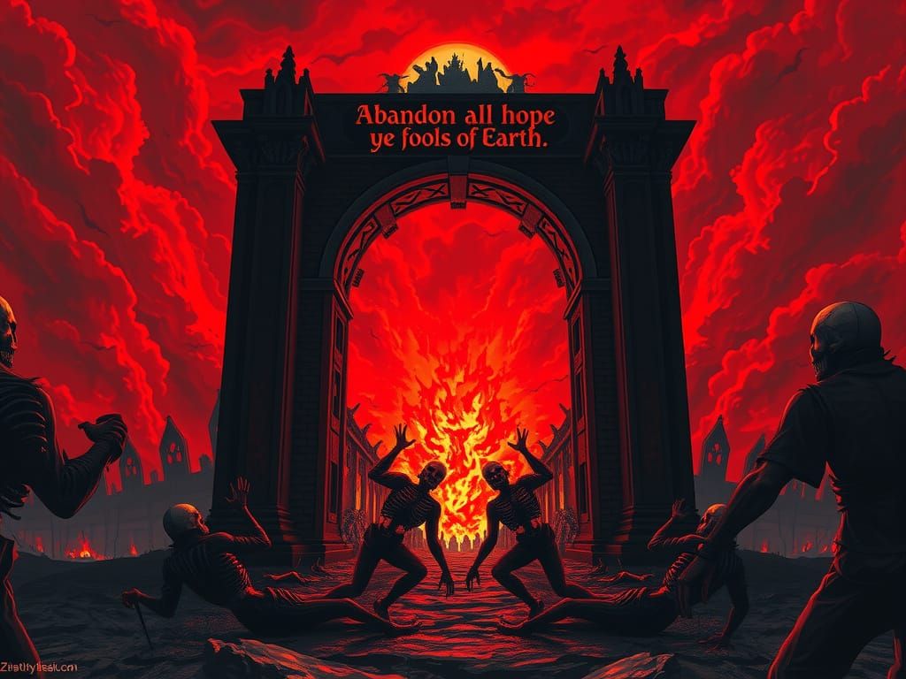 Abandon all hope ye fools of Earth.