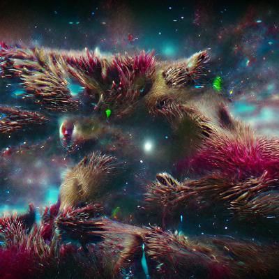 Abstract Flowing Shapes in Vibrant Colors