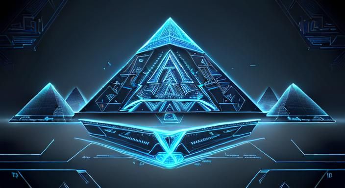 Futuristic Egyptian Pyramids in Electronic Circuit Design