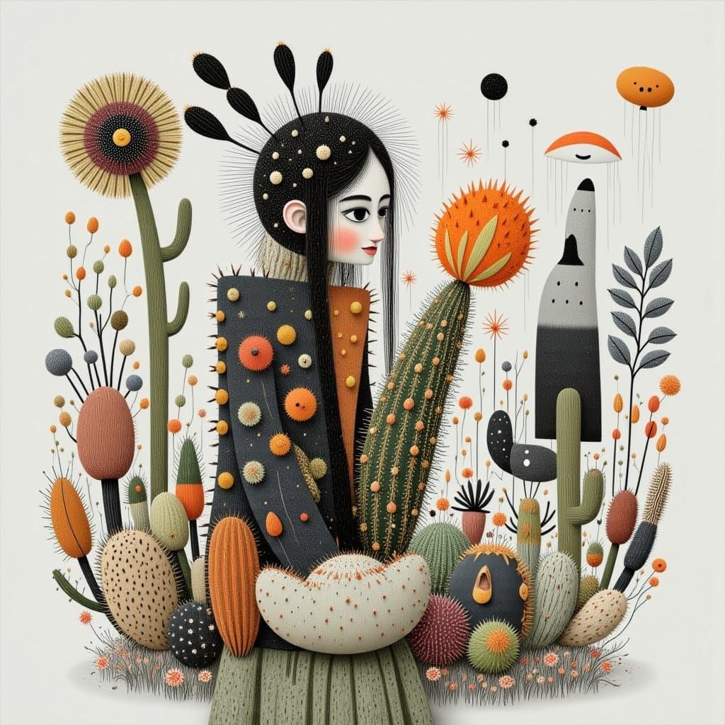 Cactus People: A Surreal Exploration of Form