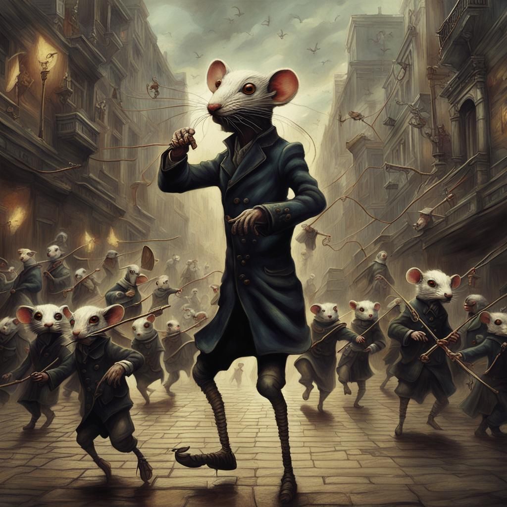 "Symphony of Destruction" Just like the Pied Piper
Led rats through the streets
We dance like marionettes
Swaying to the...