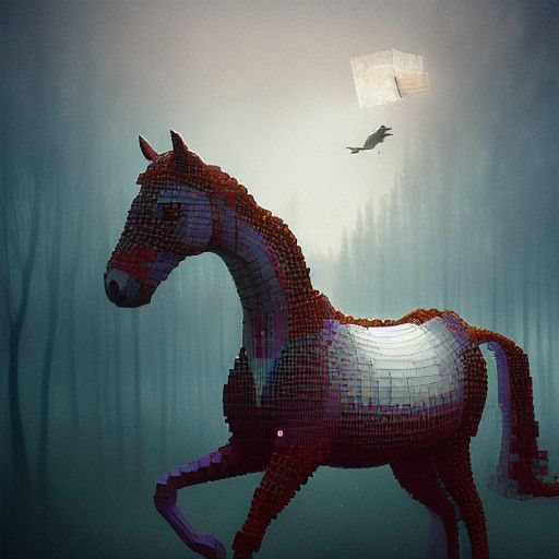 Fractal horse
