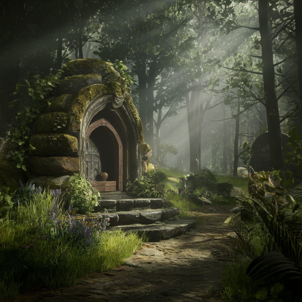 Serenity Oasis in a Dreamlike State