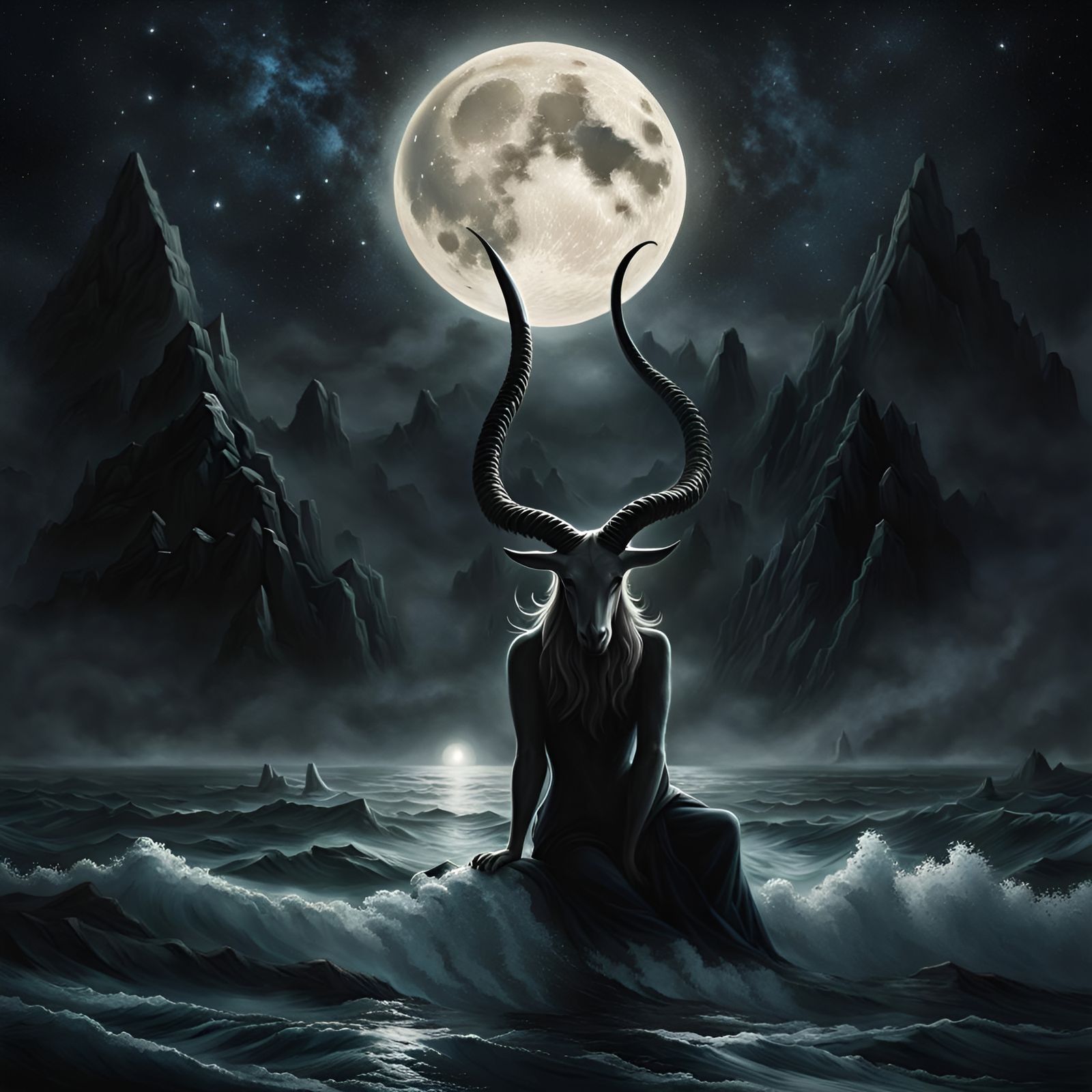 Surreal Stars Fall Into the Sea: Baphomet's Dance