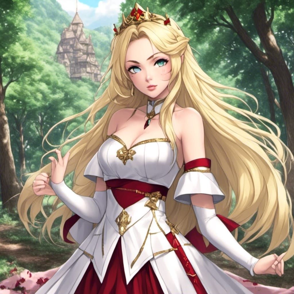 Beautiful Fantasy Princess Portrait