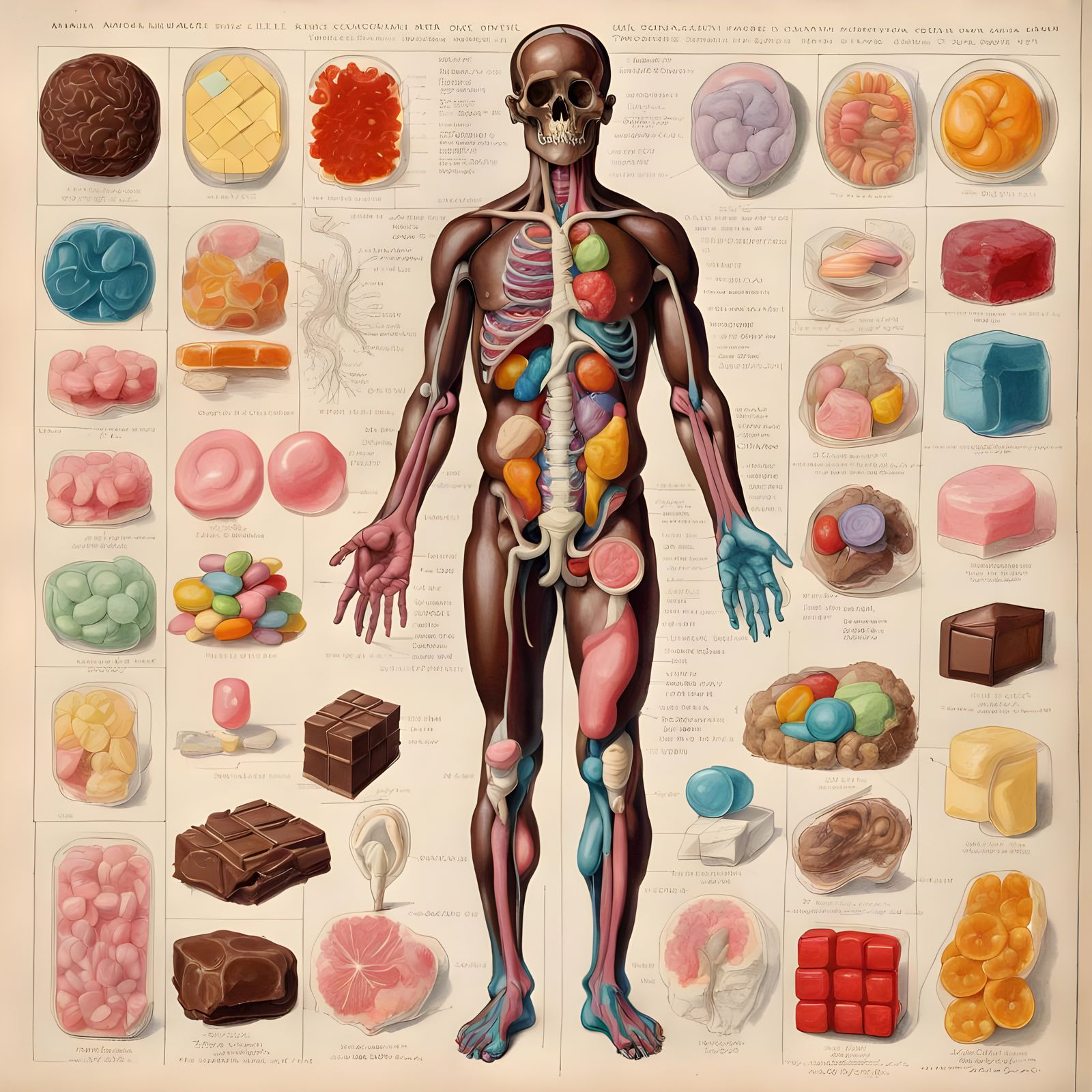 Candy Anatomy: A Cross-Section of Sweetness