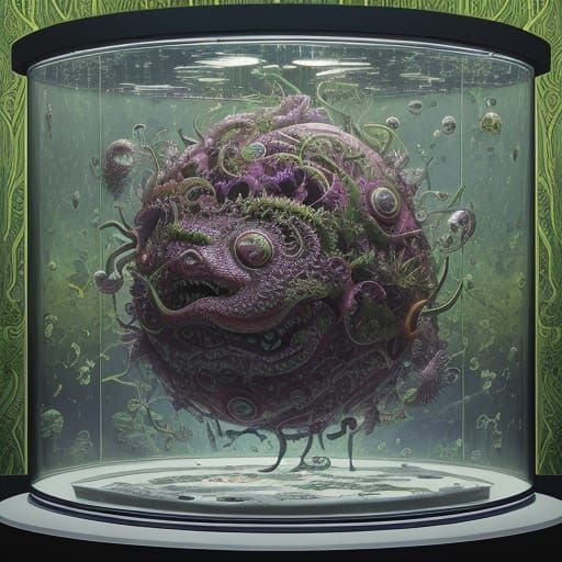 Bizarre Creature in Lab Observed by Scientists in Lab Coats