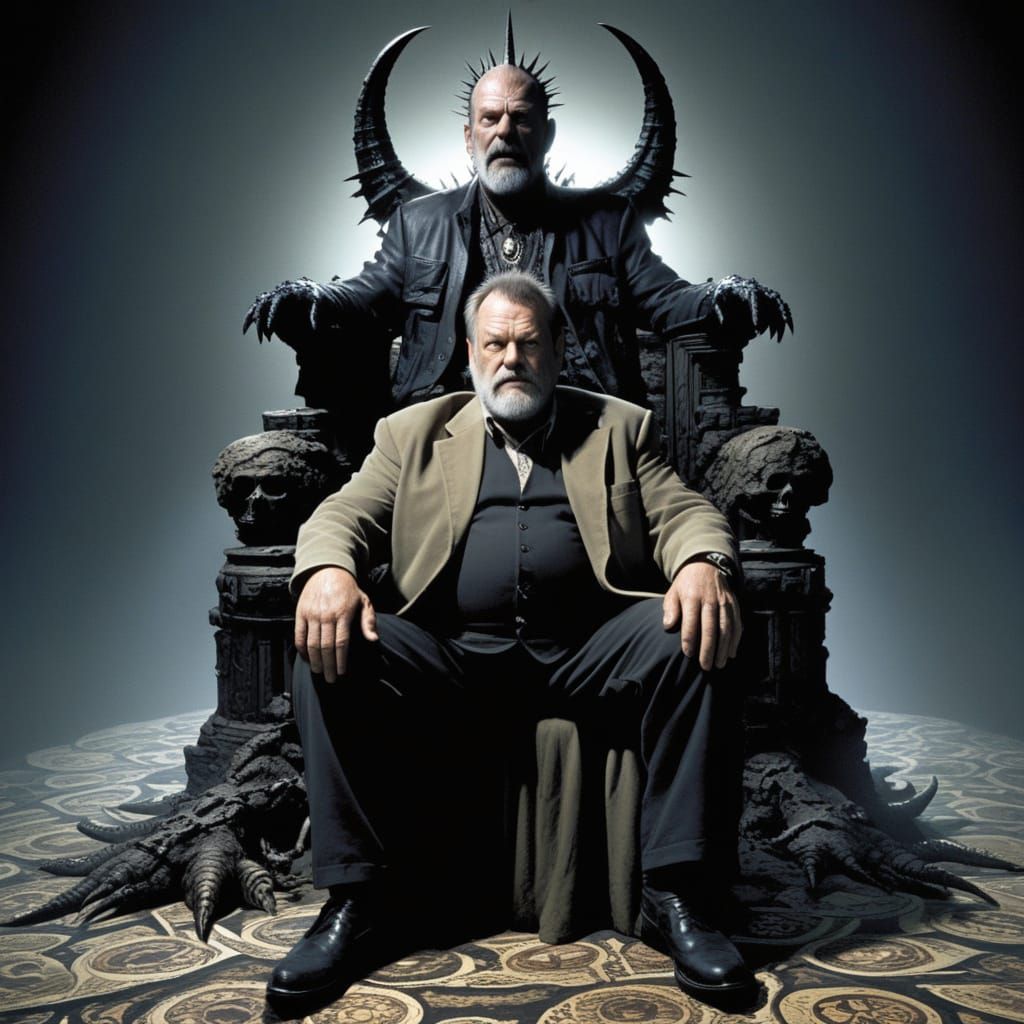 Grimdark Image in Terry Gilliam Style