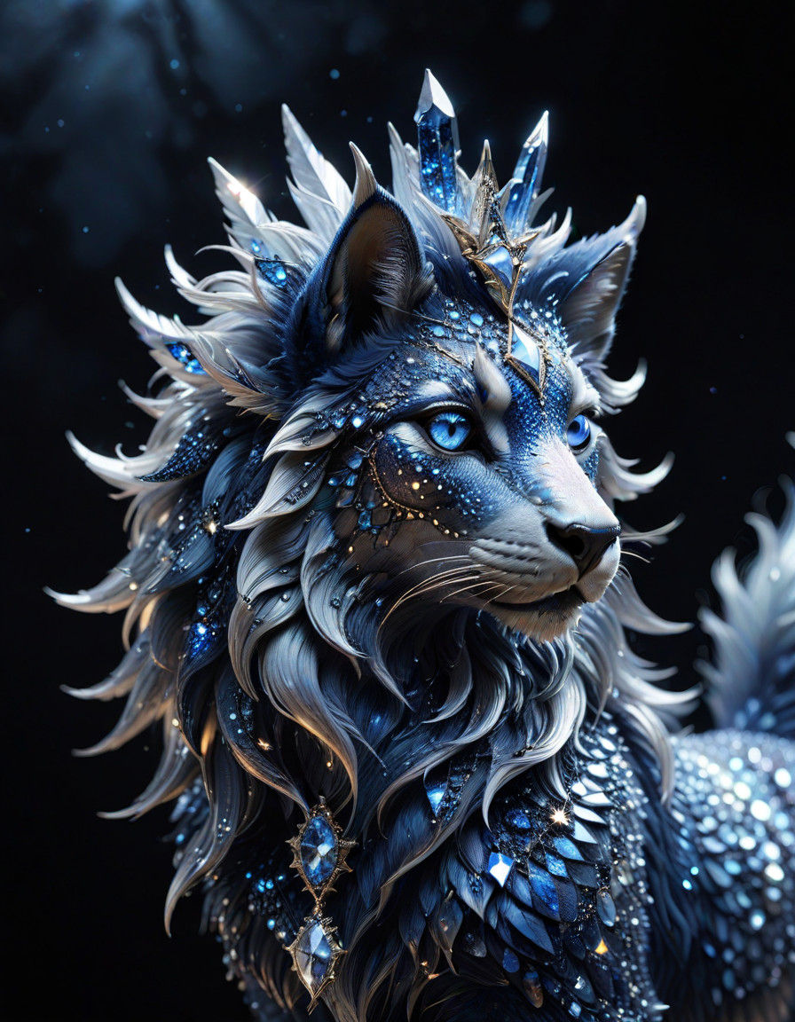 Ethereal Crystal Kirin Goddess