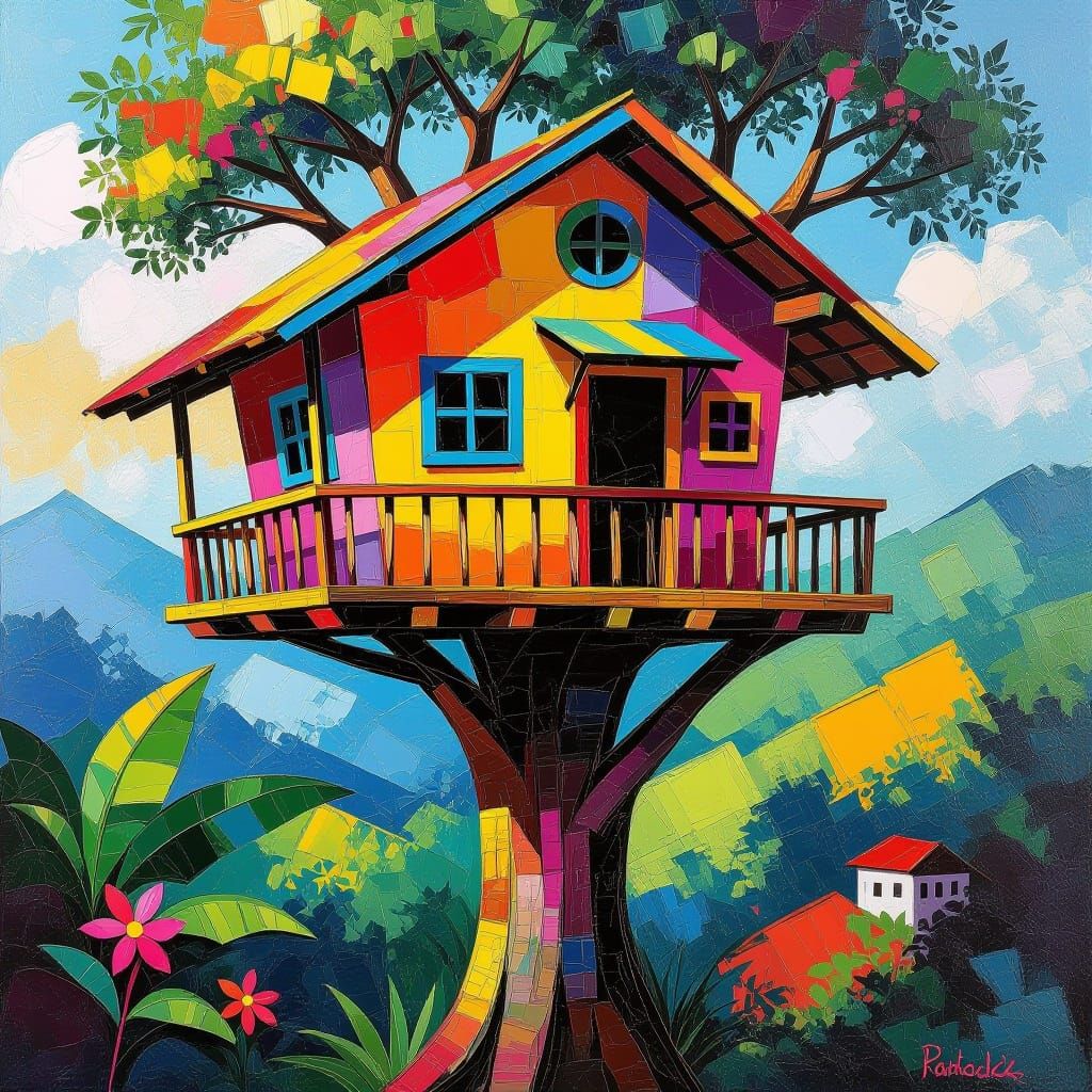 Pop Art Treehouse